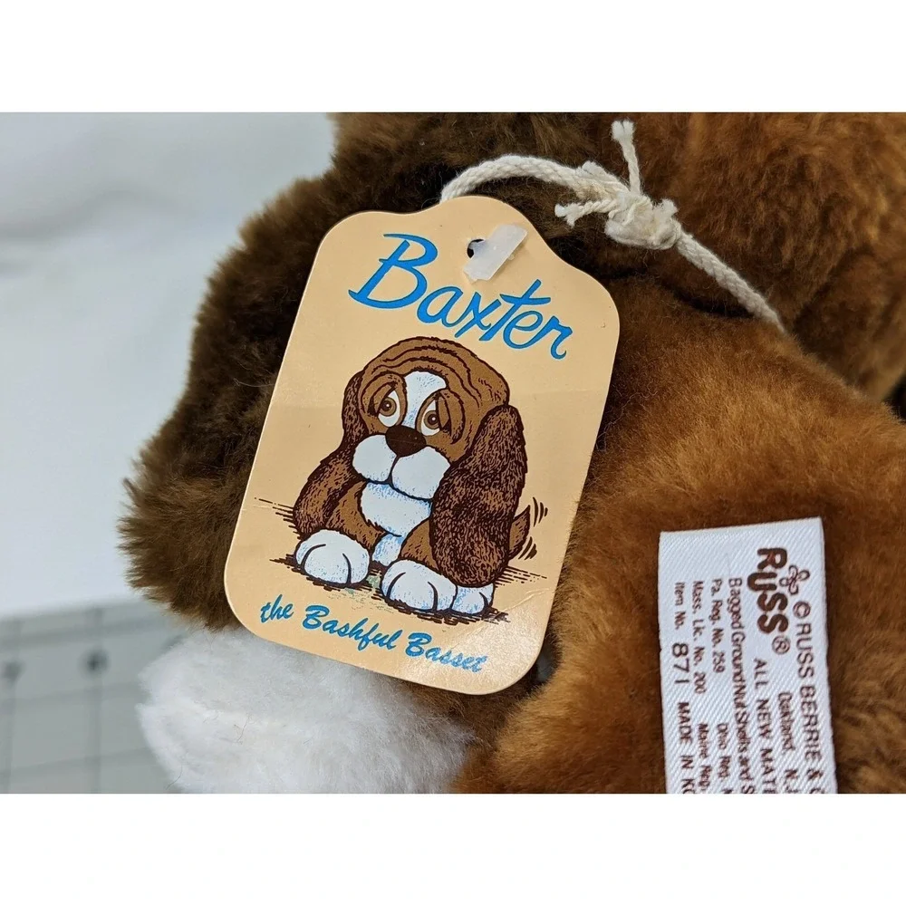 Russ Baxter Dog Plush‎ Busch 420 Raceway Sign 7 Inch Stuffed Animal Toy